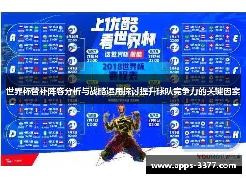 世界杯替补阵容分析与战略运用探讨提升球队竞争力的关键因素