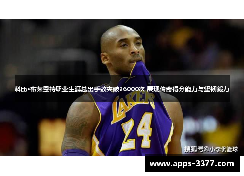 科比·布莱恩特职业生涯总出手数突破26000次 展现传奇得分能力与坚韧毅力