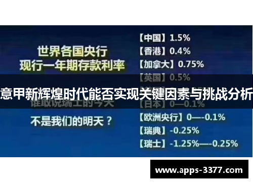 意甲新辉煌时代能否实现关键因素与挑战分析